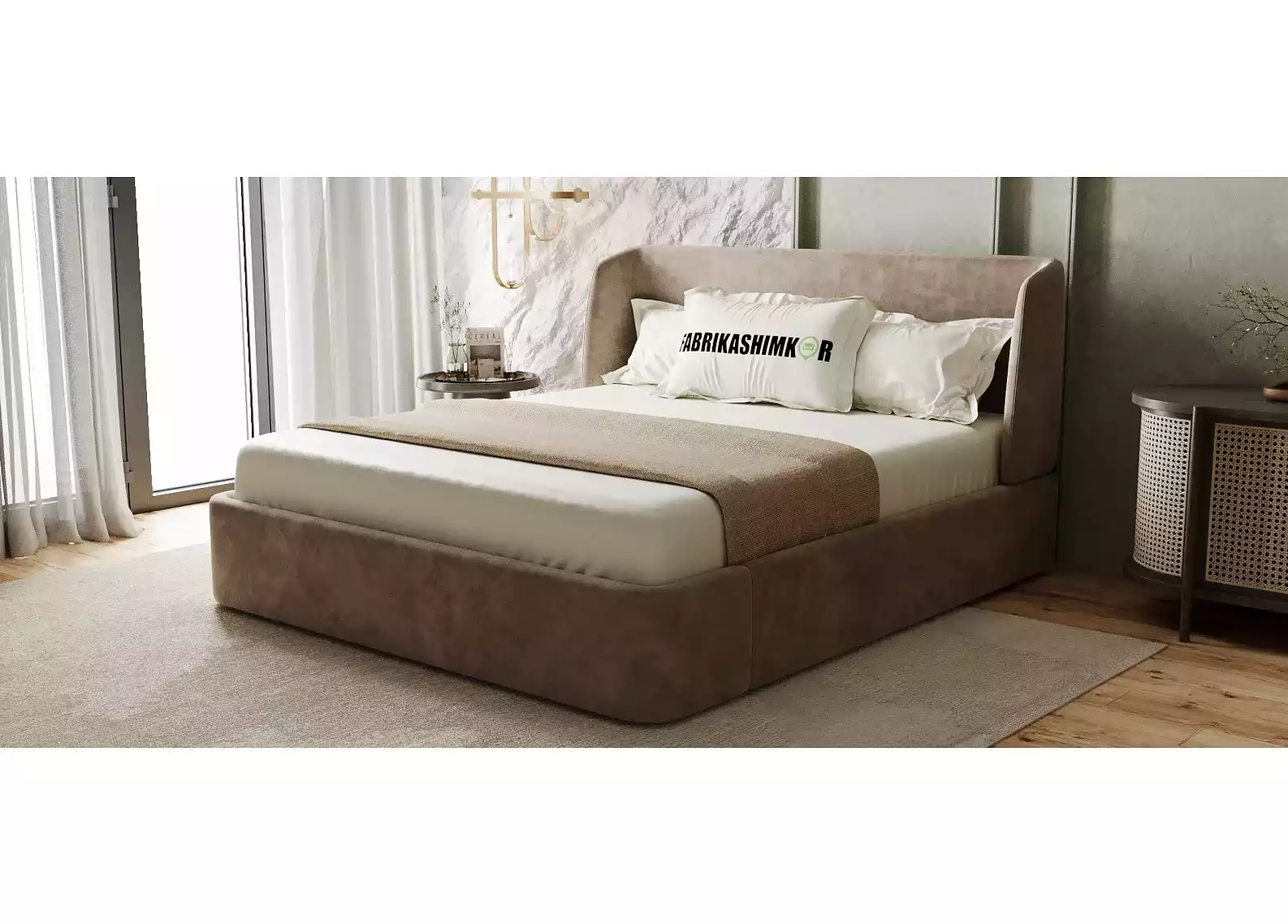 Двуспальная кровать BRUNO