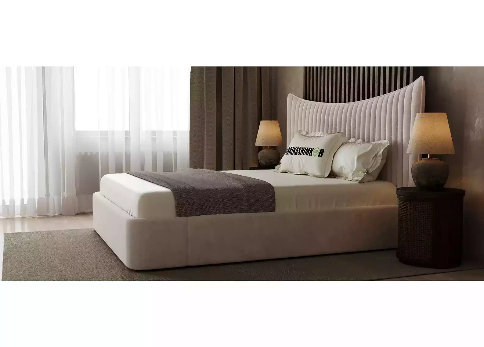 Двуспальная кровать PLAIN