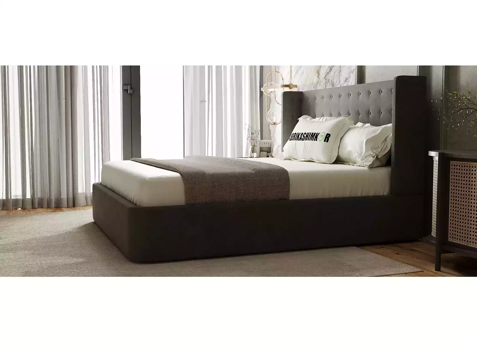 Двуспальная кровать BOGEMA